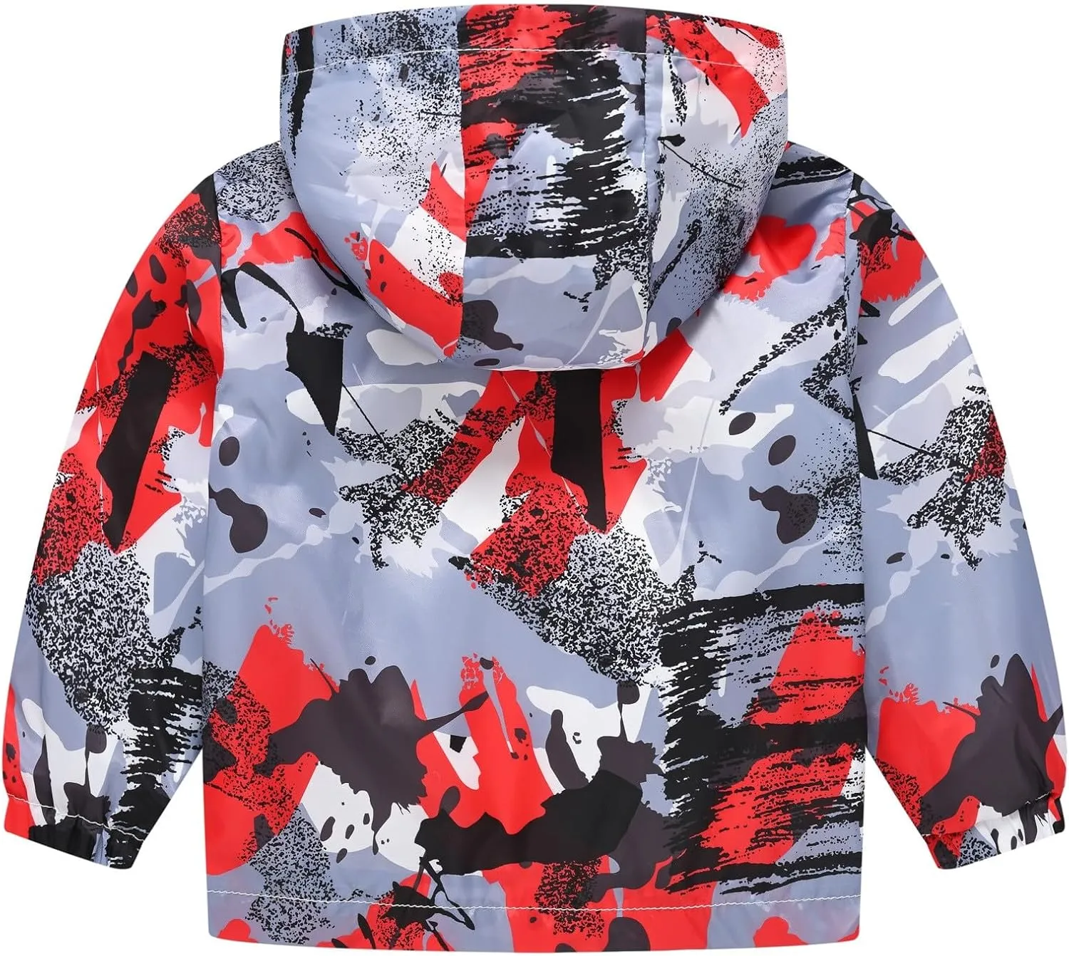 Baby Girls Jackets with Hood Windbreakers Windproof Raincoat Spring Outwear Coat Zipper Up Trench Outerwear