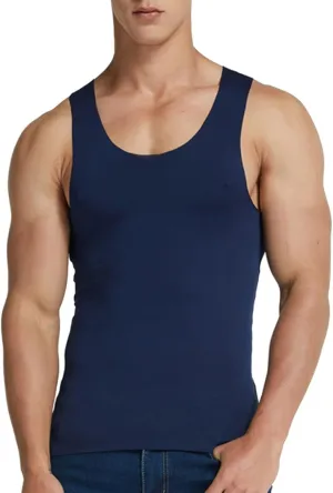 Big and Tall Tank Tops for Men Sleeveless Gym Workout Summer Muscle Tee Vest Athletic Sports Compression Undershirt