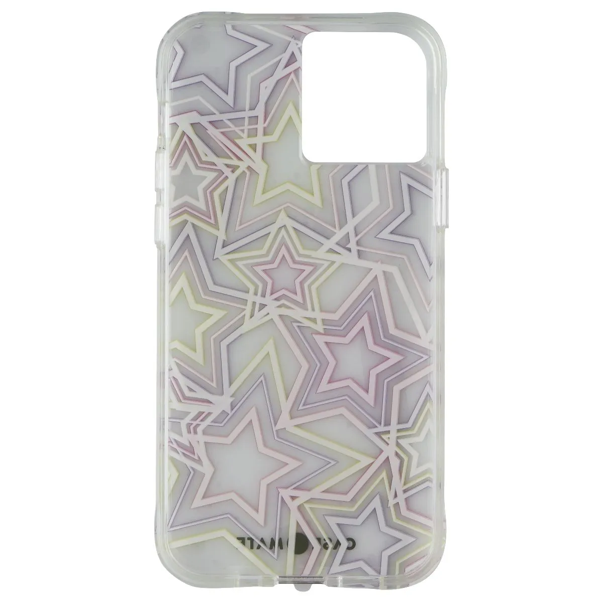 Case-Mate Hardshell Case for Apple iPhone 12 / iPhone 12 Pro - Neon Stars/Clear