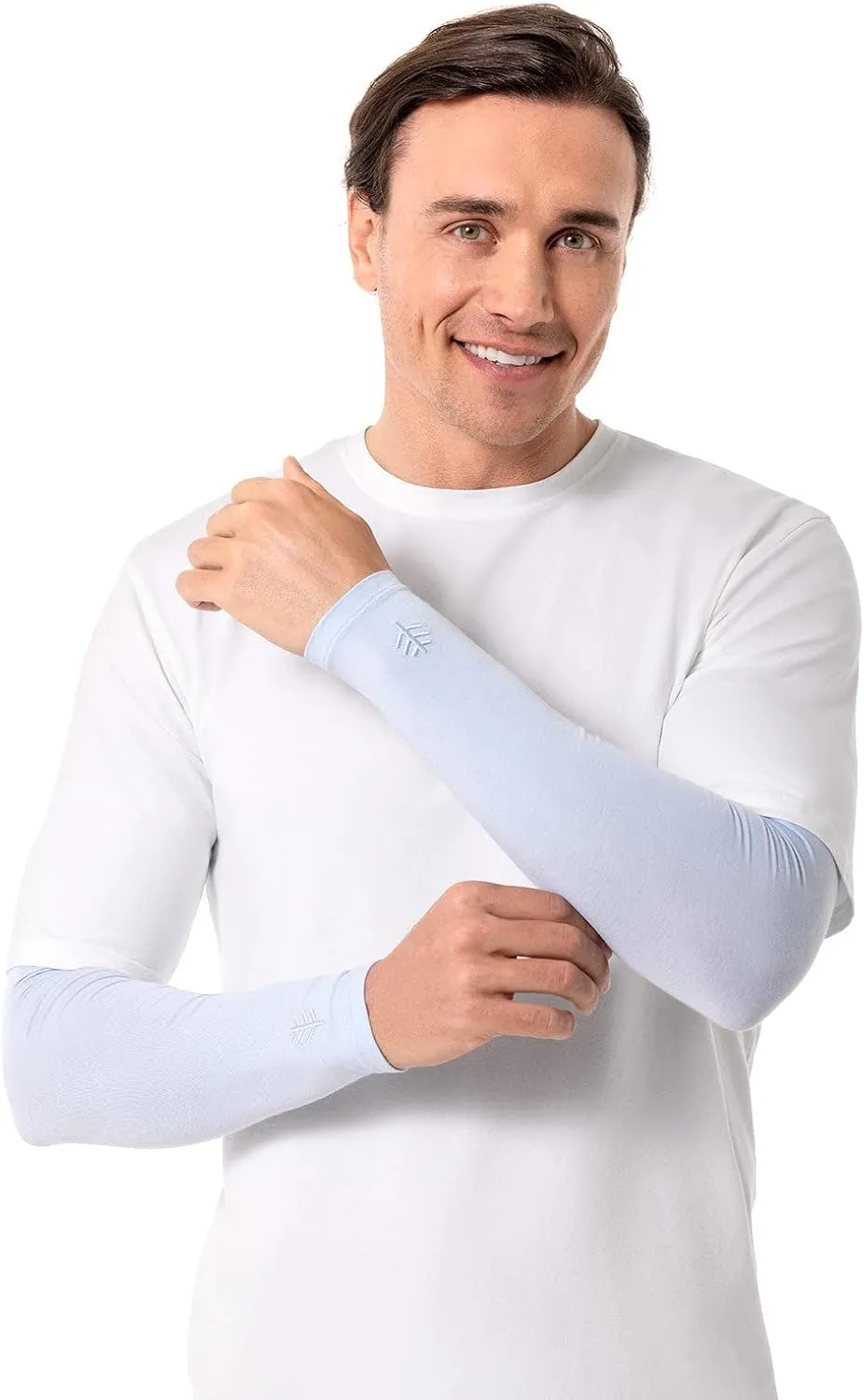 Coolibar UPF 50  Men's Navagio Sun Sleeves - Sun Protective
