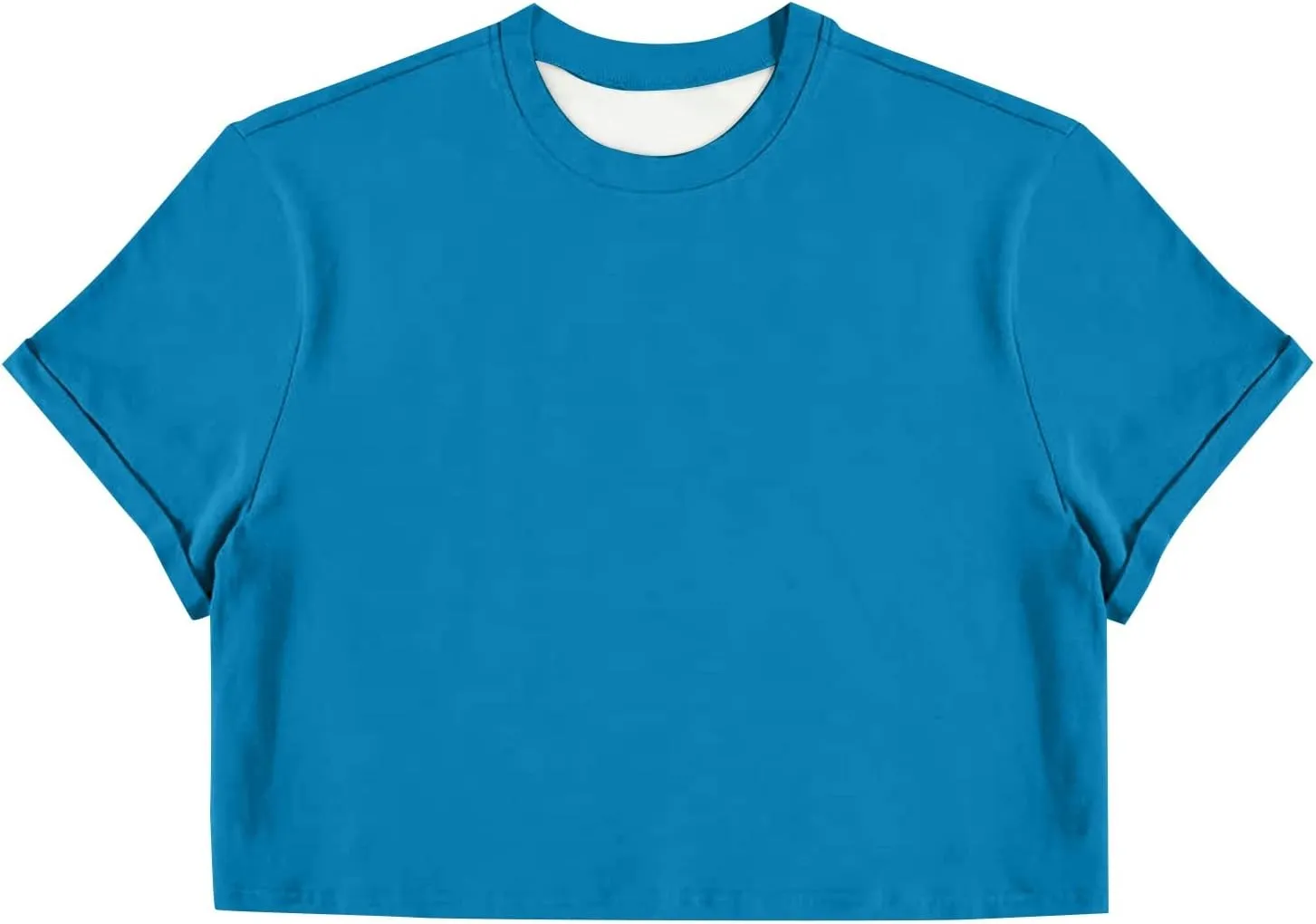 Crop Tops for Men Basic Short Sleeve Round Neck Casual Pullovers Summer Sexy Gay Tee Tops Hot Shirts