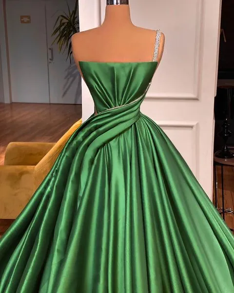 kamahe Fabulous Long A-line One shoulder Sleeveless Prom Dress