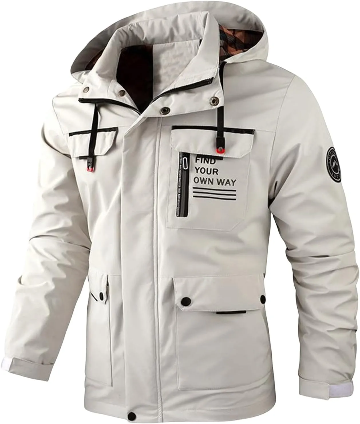 Men's Winter Coats Military Tactical Jacket Fleece Lined Parka Cargo Jacket Heavy Parka Insulated Hooded Work Jackets