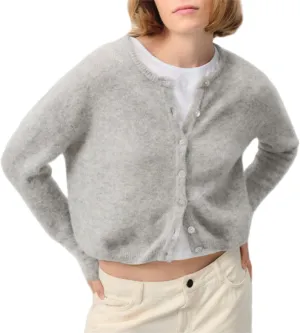 Sastianaen Women Y2k Cardigan Sweater Long Sleeve Button Down Cropped Sweater Coat Knit Lady Jacket 2024 Outwear